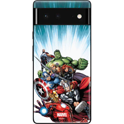Marvel Avengers Team Google Pixel 6 Skin